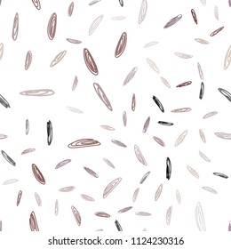Light Purple, Pink vector seamless template with circles. Abstract illustration with colored bubbles in nature style. Pattern can be used for beautiful websites.