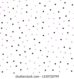 Light Purple, Pink vector seamless cover with spots. Beautiful colored illustration with blurred circles in nature style. Pattern for design of window blinds, curtains.