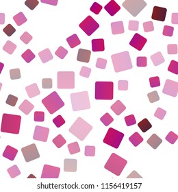 Light Purple, Pink vector seamless texture in rectangular style. Modern abstract illustration with colorful rectangles. Pattern for busines ad, booklets, leaflets