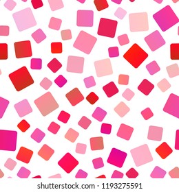 Light Purple, Pink vector seamless background with rectangles. Glitter abstract illustration with rectangular shapes. Best design for your ad, poster, banner.