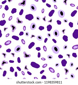 Light Purple, Pink vector seamless background with bubbles. Modern abstract illustration with colorful water drops. Trendy design for wallpaper, fabric makers.