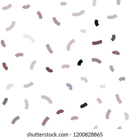 Light Purple, Pink vector seamless background with abstract circles. Shining illustration, which consist of blurred lines, circles. Brand new design for your ads, poster, banner.