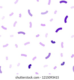 Light Purple, Pink vector seamless pattern with bubble shapes. A sample with blurred bubble shapes. Pattern for your business design.