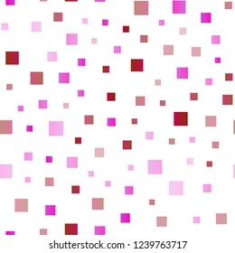 Light Purple, Pink vector seamless background with rectangles. Illustration with set of colorful rectangles. The template can be used as a background.