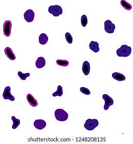 Light Purple, Pink vector seamless layout with circle shapes. Beautiful colored illustration with blurred circles in nature style. Design for textile, fabric, wallpapers.