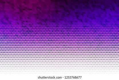 Light Purple, Pink vector seamless background with triangles. Abstract gradient illustration with triangles. Trendy design for wallpaper, fabric makers.