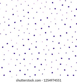 Light Purple, Pink vector seamless layout with circle shapes. Modern abstract illustration with colorful water drops. Template for business cards, websites.