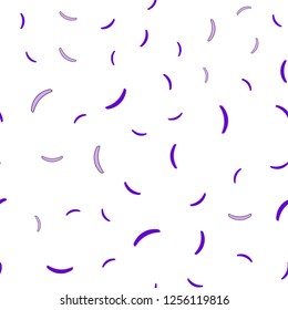 Light Purple, Pink vector seamless texture with wry lines. A circumflex abstract illustration with gradient. A new texture for your  ad, booklets, leaflets.