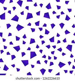 Light Purple, Pink vector seamless, isometric background with triangles. Decorative design in abstract style with triangles. Texture for window blinds, curtains.