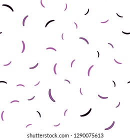 Light Purple, Pink vector seamless background with wry lines. An elegant bright illustration with gradient. Brand new design for your ads, poster, banner.