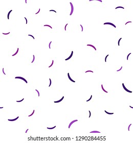 Light Purple, Pink vector seamless background with wry lines. Brand new colorful illustration in simple style. Colorful wave pattern for your design.