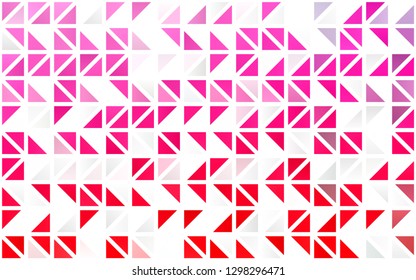 Light Purple, Pink vector seamless layout with lines, triangles. Abstract gradient illustration with triangles. Design for textile, fabric, wallpapers.