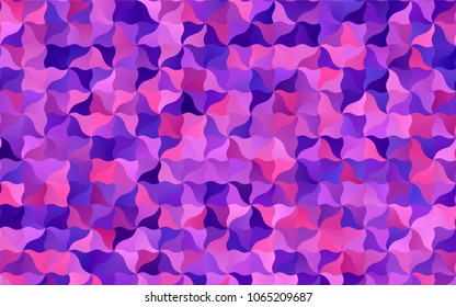 Light Purple, Pink vector shining cranked template. A completely new color illustration in a vague style. A completely new template for your business design.