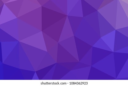 Light Purple, Pink vector shining triangular layout. Shining colorful illustration with triangles. Brand new style for your business design.