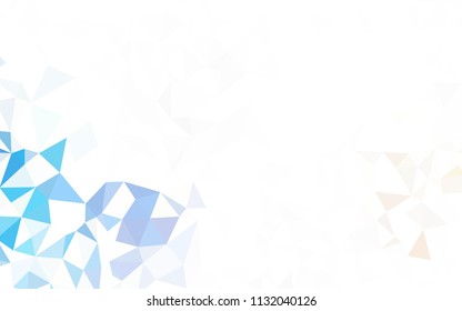 Light Purple, Pink vector shining triangular backdrop. Colorful illustration in abstract style with triangles. Template for cell phone's backgrounds.