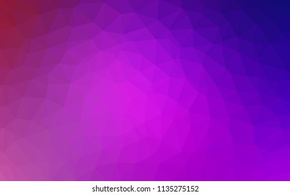 Light Purple, Pink vector shining triangular cover. Modern abstract illustration with triangles. Template for cell phone's backgrounds.