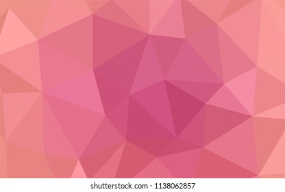 Light Purple, Pink vector shining triangular layout. Colorful illustration in abstract style with triangles. Best triangular design for your business.