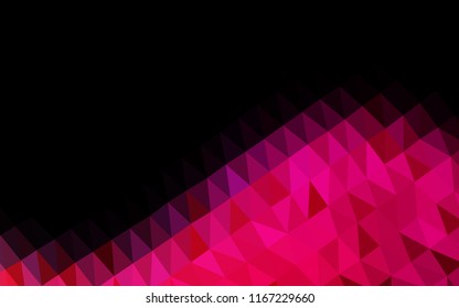 Light Purple, Pink vector shining hexagonal background. Glitter abstract illustration with an elegant design. A completely new design for your business.