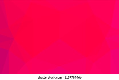 Light Purple, Pink vector shining hexagonal background. Triangular geometric sample with gradient.  The elegant pattern can be used as part of a brand book.