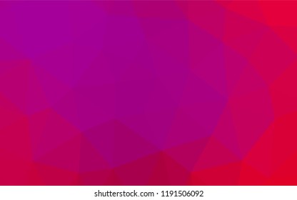 Light Purple, Pink vector shining hexagonal background. Creative illustration in halftone style with gradient. The textured pattern can be used for background.