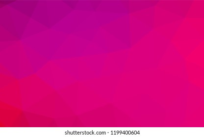 Light Purple, Pink vector shining hexagonal background. Brand new colored illustration in blurry style with gradient. The template can be used as a background for cell phones.