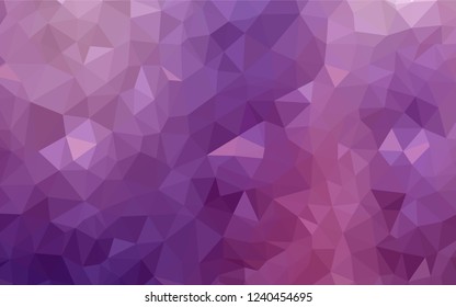 Púrpura clara, vector rosa brillante fondo triangular. Ilustración geométrica creativa en estilo Origami con degradado. Nuevo estilo para el diseño de su empresa.
