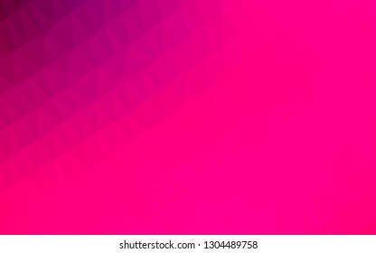 Light Purple, Pink vector shining triangular template. A completely new color illustration in a vague style. The best triangular design for your business.