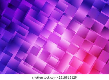 Púrpura claro, Vector rosado que brilla el fondo triangular. Una ilustración en color completamente nueva en un estilo poligonal. Plantilla para los fondos del teléfono celular.