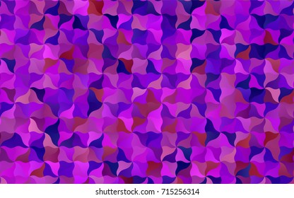 Light Purple, Pink vector shining cranked pattern. Shining illustration, which consist of blurred lines. The completely new template can be used for your brand book.