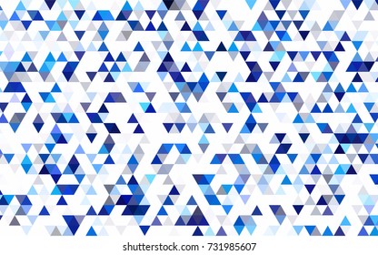 Light Purple, Pink vector shining triangular template. A vague abstract illustration with gradient. The textured pattern can be used for background.