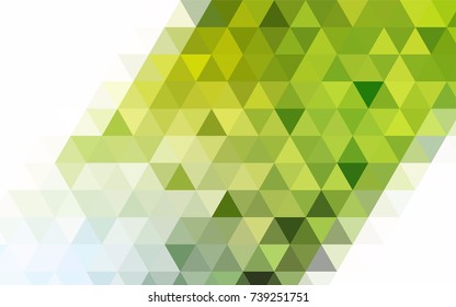 Light Purple, Pink vector shining triangular background. Geometric illustration in Origami style with gradient.  The polygonal design can be used for your web site.