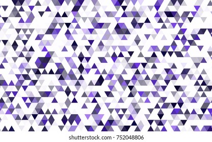 Light Purple, Pink vector shining triangular background. Geometric illustration in Origami style with gradient.  Brand-new style for your business design.