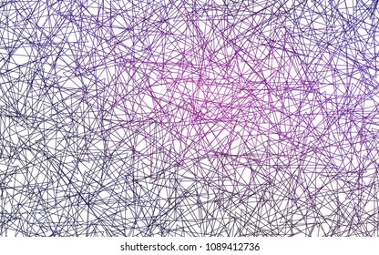 Light Purple, Pink vector of small triangles on white background. Illustration of abstract texture of triangles. Pattern design for banner, poster, cover.