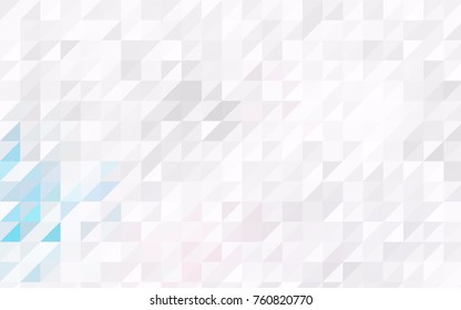 Light Purple, Pink vector of small triangles on white background. Illustration of abstract texture of triangles. Pattern design for banner, poster, cover.