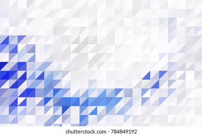 Light Purple, Pink vector of small triangles on white background. Illustration of abstract texture of triangles. Pattern design for banner, poster, cover.