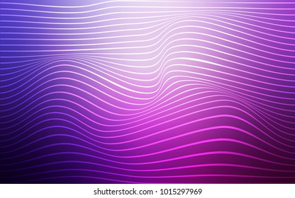 Light Purple, Pink vector template with abstract lines. Creative geometric illustration in Origami style with gradient. A completely new design for your business.