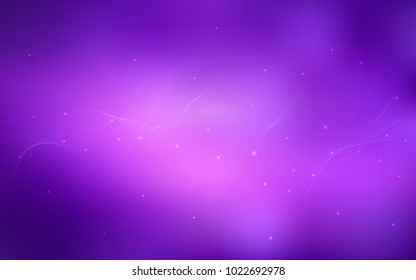 Light Purple, Pink vector template with circles. Modern abstract illustration with colorful water drops. Completely new template for your brand book.
