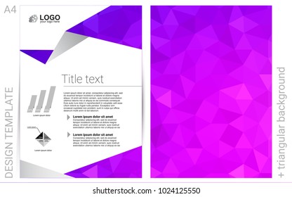 Light Purple, Pink vector  template for landing pages. Modern abstract design concept with colorful gradient. The pattern can be used for any ad, booklets.