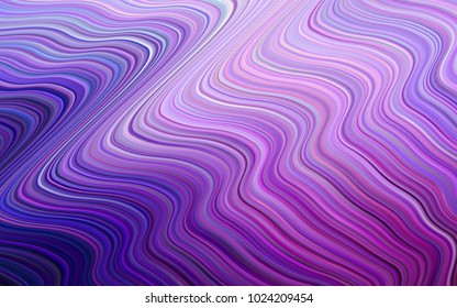 Light Purple, Pink vector template with bubble shapes. Creative geometric illustration in memphis style with gradient. The elegant pattern for brand book.