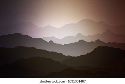 Light Purple, Pink vector template with abstract circles. Blurred geometric sample with gradient bubbles.  A new texture for your  ad, booklets, leaflets.