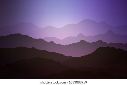 Light Purple, Pink vector template with bubble shapes. Modern gradient abstract illustration with bandy lines. Brand-new design for your ads, poster, banner.