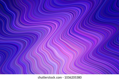 Light Purple, Pink vector template with lines, ovals. Brand-new colored illustration in marble style with gradient. A completely new template for your business design.