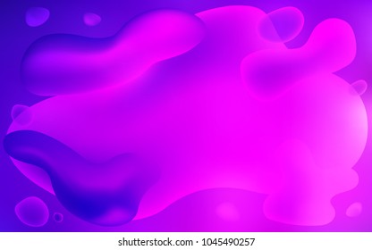 Light Purple, Pink vector template with lines, ovals. Creative illustration in halftone memphis style with gradient. Memphis style for your business design.