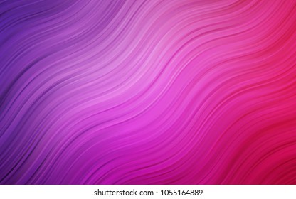 Light Purple, Pink vector template with bubble shapes. Creative geometric illustration in marble style with gradient. Textured wave pattern for backgrounds.