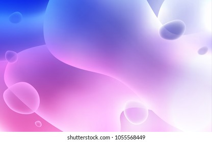 Light Purple, Pink vector template with abstract circles. Modern gradient abstract illustration with bandy lines. Pattern for your business design.