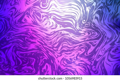 Light Purple, Pink vector template with liquid shapes. Brand-new colored illustration in marble style with gradient. The elegant pattern for brand book.