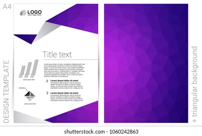 Light Purple, Pink vector  template for landing pages. Web interface on abstract background with colorful gradient. Pattern for beautiful business cards, folders.