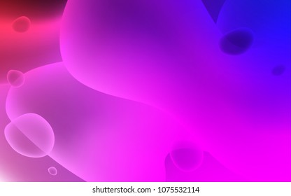 Light Purple, Pink vector template with bent ribbons. A completely new color illustration in memphis style. A new texture for your  ad, booklets, leaflets.