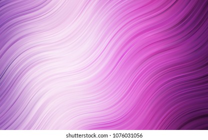 Light Purple, Pink vector template with liquid shapes. Modern gradient abstract illustration with bandy lines. Marble design for your web site.