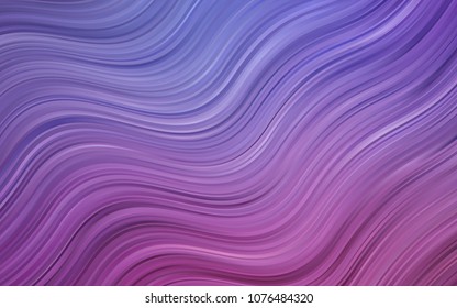 Light Purple, Pink vector template with liquid shapes. Shining illustration, which consist of blurred lines, circles. Marble style for your business design.